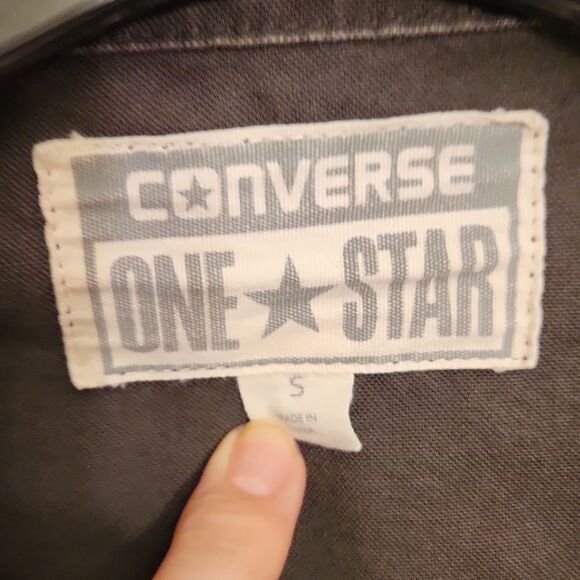 Converse One Star Women's Dark Green Military Style Jacket Size S - Picture 2 of 9